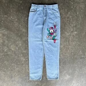 Vintage 90s mickey mouse jeans